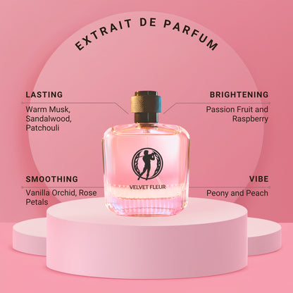 Shani-F Velvet Fleur Luxurious Floral Fruity Musk Extrait De Parfum Spray for Women