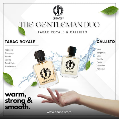 ShaniF Gentleman's Duo Luxury Extrait De Parfum Set for Men
