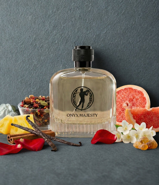 Shani-F Onyx Majesty Men's Long-Lasting Fruity Woody Pineapple Musk Extrait De Parfum