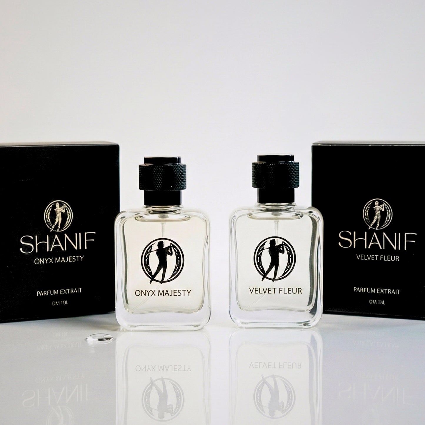 Shanif Perfumes Velvet Fleur & Onyx Majesty Combo | Luxury Extrait de Parfum 50ML x 2 | Long Lasting Unisex Fragrance Set | Floral & Oriental Oud Scent | Premium Gift for Men & Women